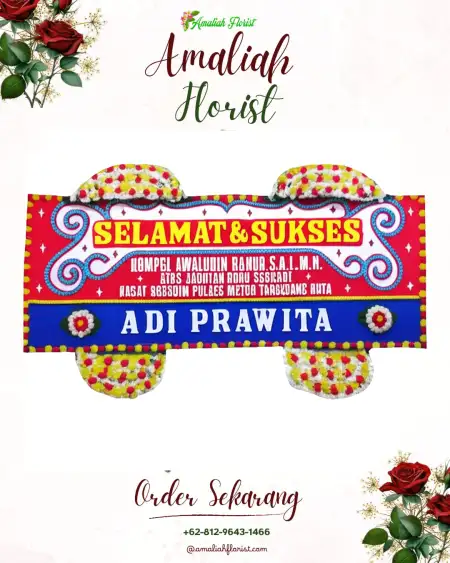 Papan Bunga Ucapan Selamat Manggarmas